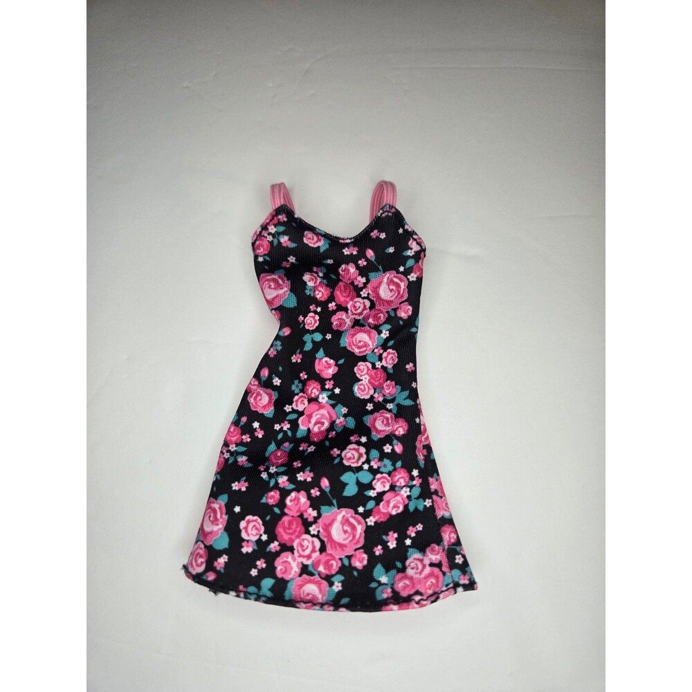 Barbie Doll Clothes Summer Dress Straps Flower Design Fashion